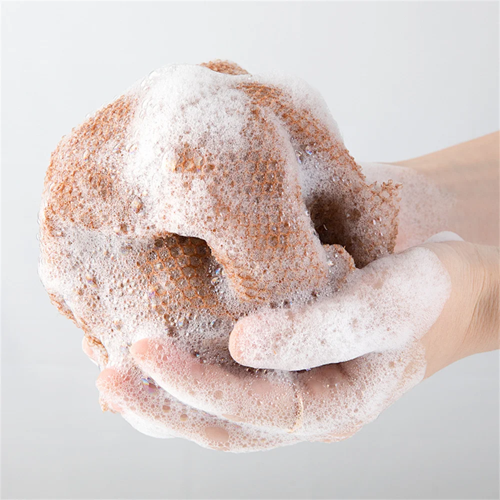 African Net Long Bath Body Exfoliating Long Net Shower Body Scrub Back Scrubber Skin Smoother Beauty Skin Bath Wash