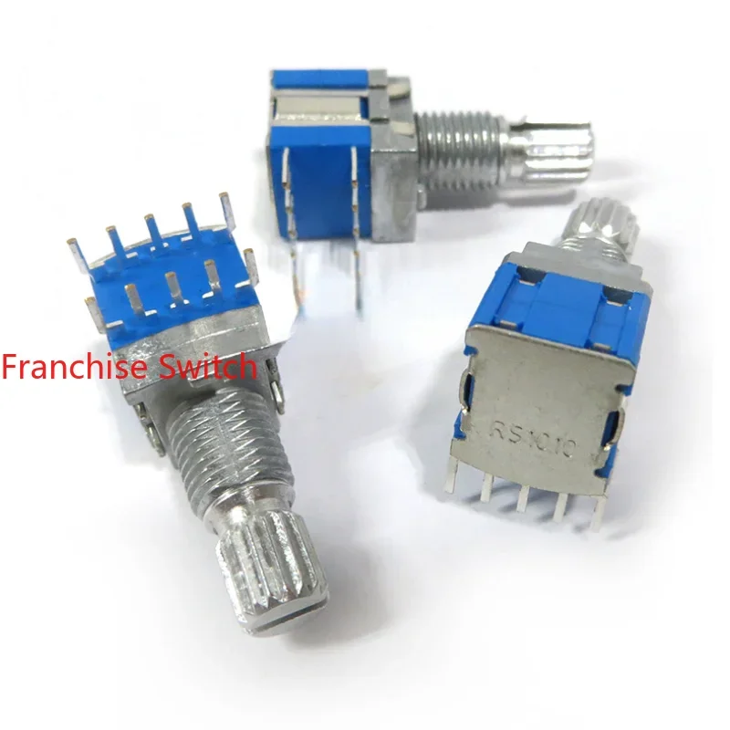 

10PCS RS1010 Band Switch Rotary Gear Change 2Pole 4Gear 3Gear 15Handle