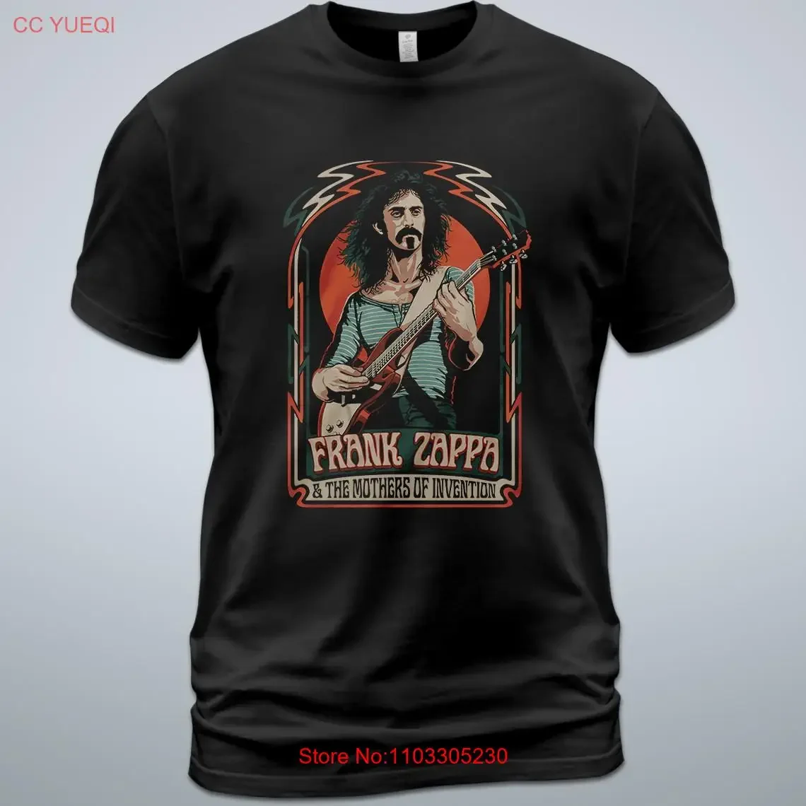 Хлопковая футболка The Mothers of Invention Album Frank Zappa, винтажная винтажная стираная дышащая уличная одежда, модная графика унисекс