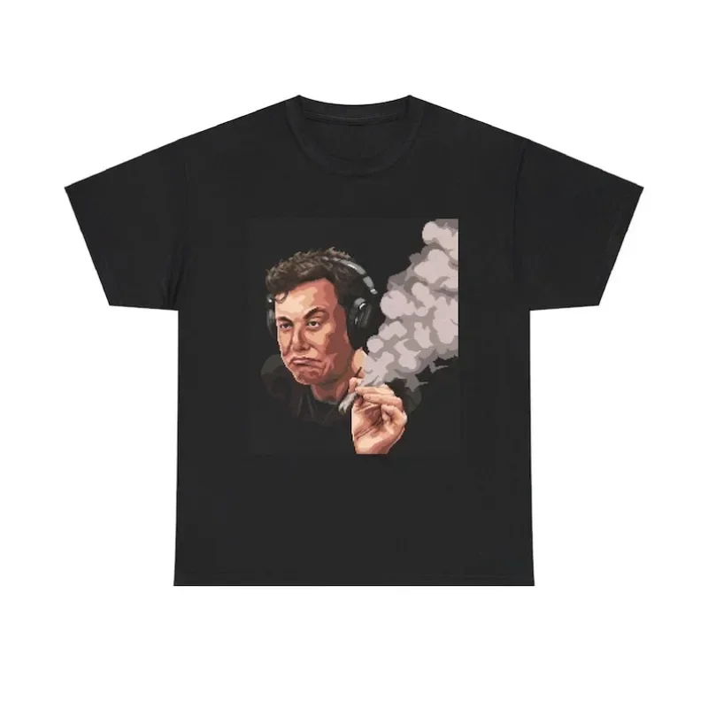 

Elon Musk Smoking T-Shirt t-Teslas X Tee