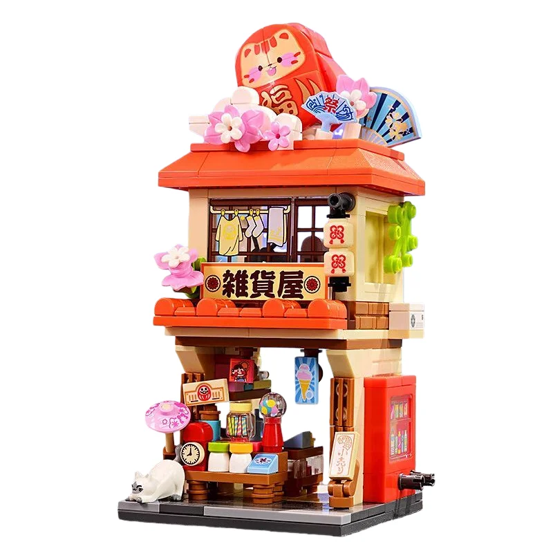 

Keeppley красочные уличные вид сезон 5, строительные блоки, забавные модели зданий, собранные детские игрушки, креативные подарки, украшение дома