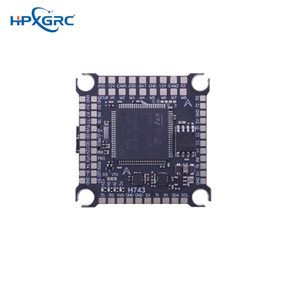 HPXGRC H743 フライトコントローラー ICM42688P 60A/70A/80A 4in1 ブラシレス ESC スタック 30.5x30.5mm FPV フリースタイル レーシング ドローン用