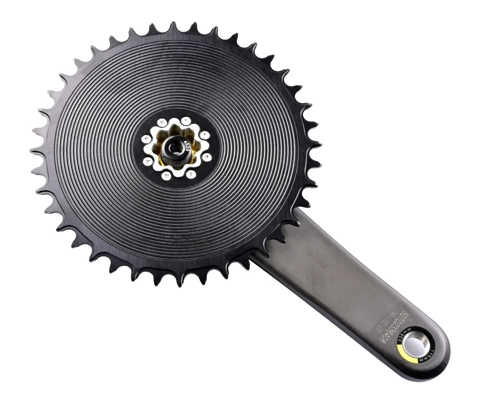 GOLDIX 8-Loch-Direct-Mount-AERO-Fahrradkettenblatt, schmal-breit, CNC-gefrästes Aluminium-Kettenrad für Rennrad- und MTB-Kurbelgarnituren – Detail 11