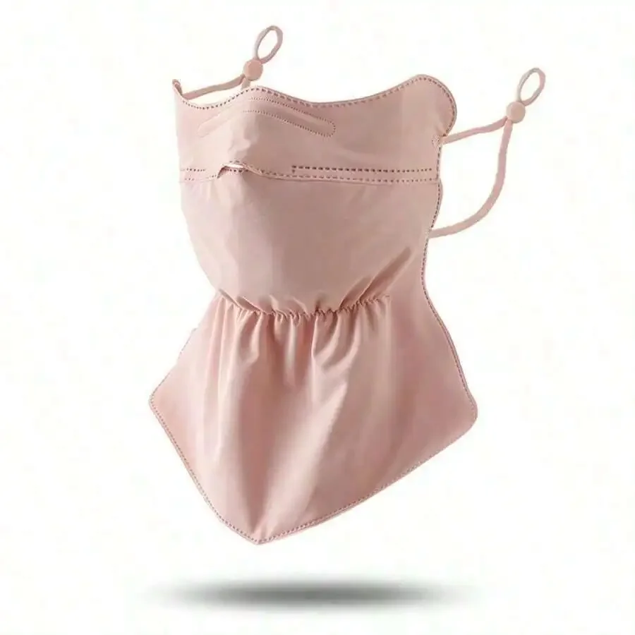 

Breathable Sun Protection Face Mask With Neck Cover For Women