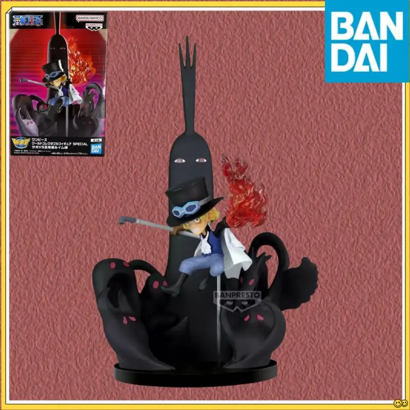 

In Stock Bandai Banpresto One Piece Wcf Sabo Vs Five Elders Imu Anime Figure Storyline Battle Stance Collecting Figurines