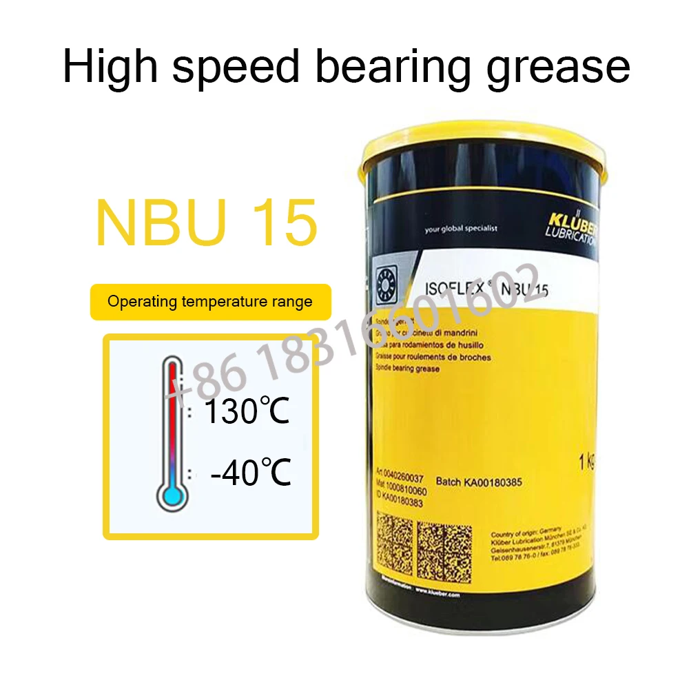 400G Kluber NBU15  Lubrication Spindle Bearings ISOFLEX NBU 15  for Machine tool spindle Precision Textile machinery