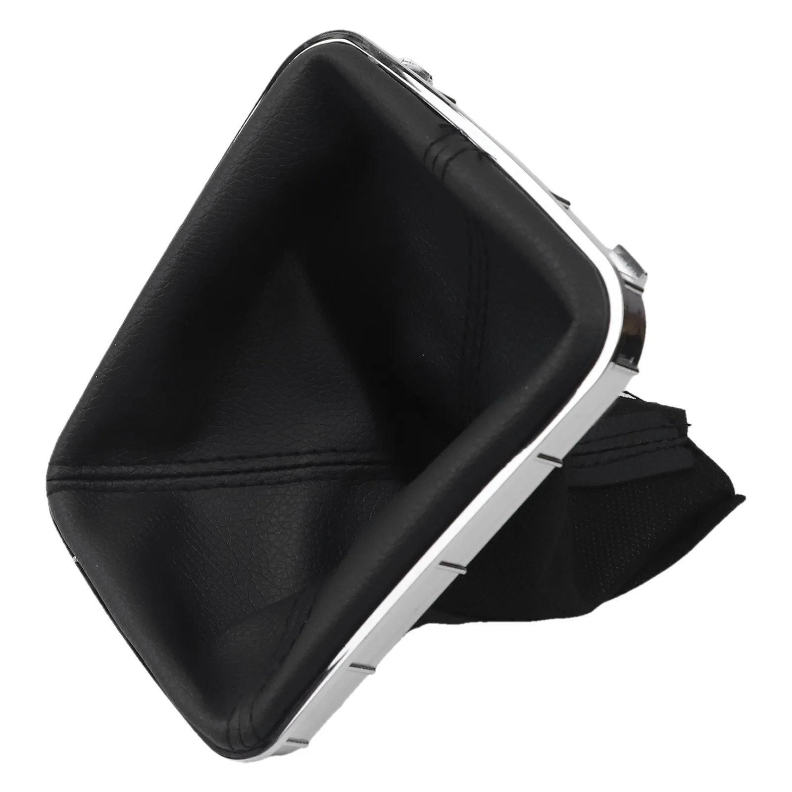 

Upgrade Gear Shift Dust Cover Black Leather Gear Gaiter Boot ABS Plastic Material Comfortable Grip Enhances Vehicle Interior