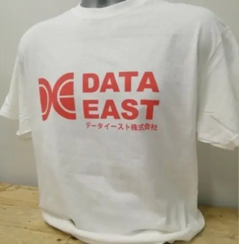 

Data East T Shirt Video Game Electronics Japan Burger Time Gottlieb Technos W454