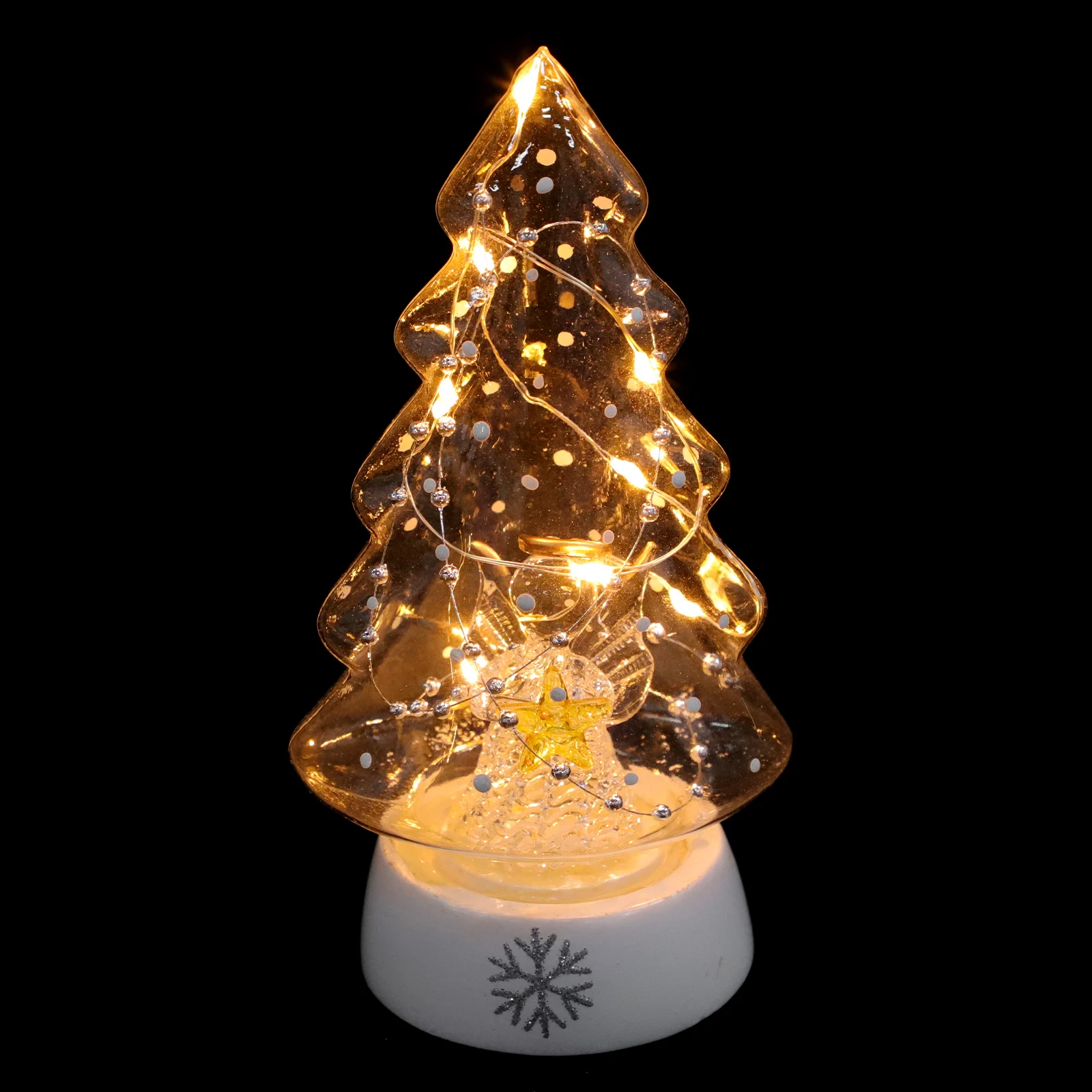 โคมไฟตั้งโต๊ะขนาดเล็ก 1 ชิ้น ของตกแต่งบ้าน โคมไฟแก้วพรีเมียม แสงวอร์มไลท์ ของประดับตกแต่งห้องนอน ของขวัญ ของตกแต่งบ้านที่ไม่เหมือนใคร โคมไฟแก้วกลางคืน