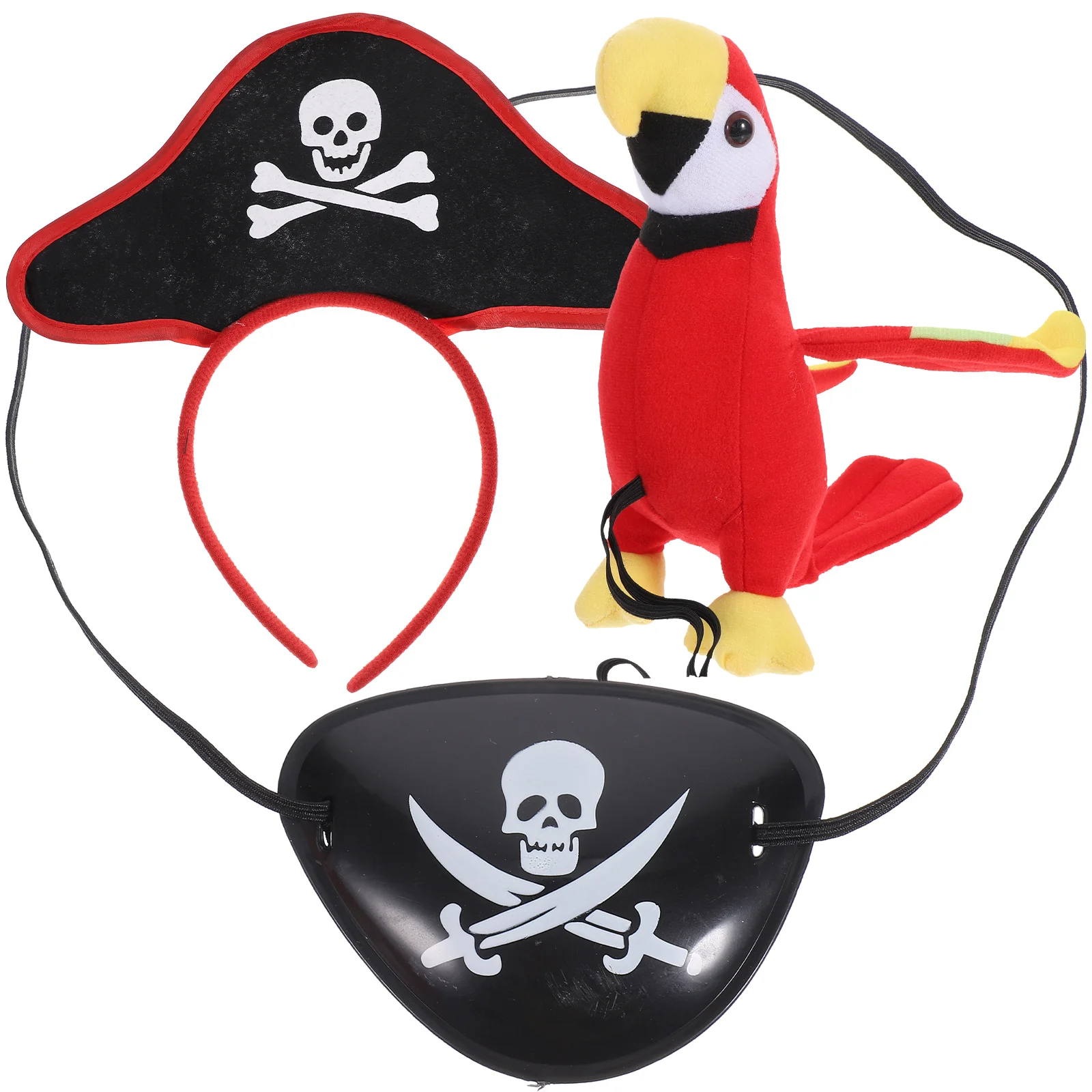 

Pirate Parrot Stuffed Louse Plush Cosplay Accessory Artificial Models Party Child