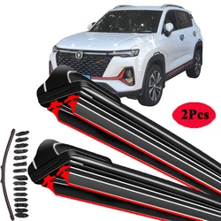 For Changan CS35 PLUS 2019 2020 2021 2022 Front Wiper Blades Cutter Windshield Windscreen Windows Cleaning Motor Parts U J Hook