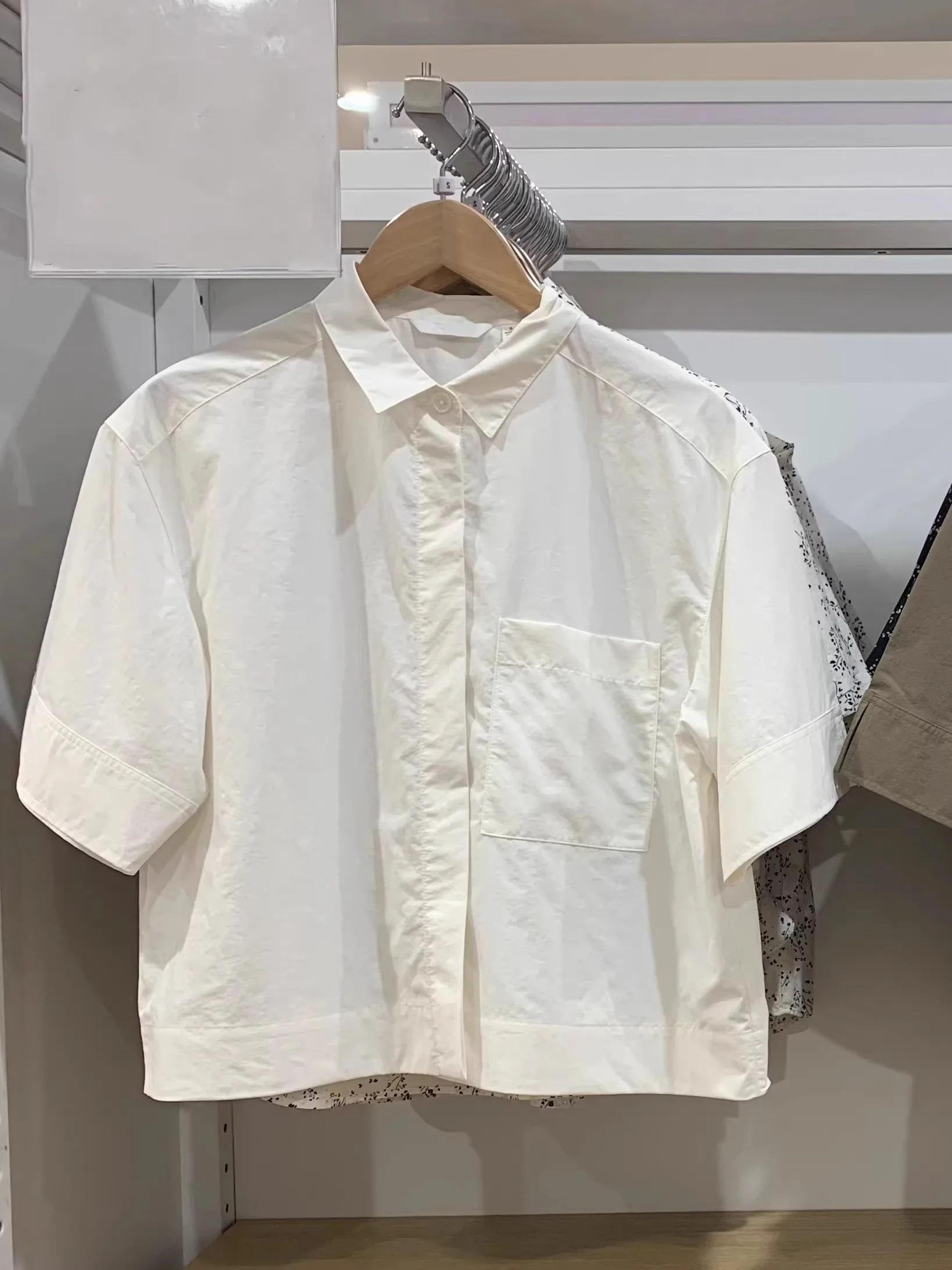 

Summer Women's Loose ort Sve irt Air Conditioner Top Thin Outerwear Commute Casual Top Breathable Comfortable Collar