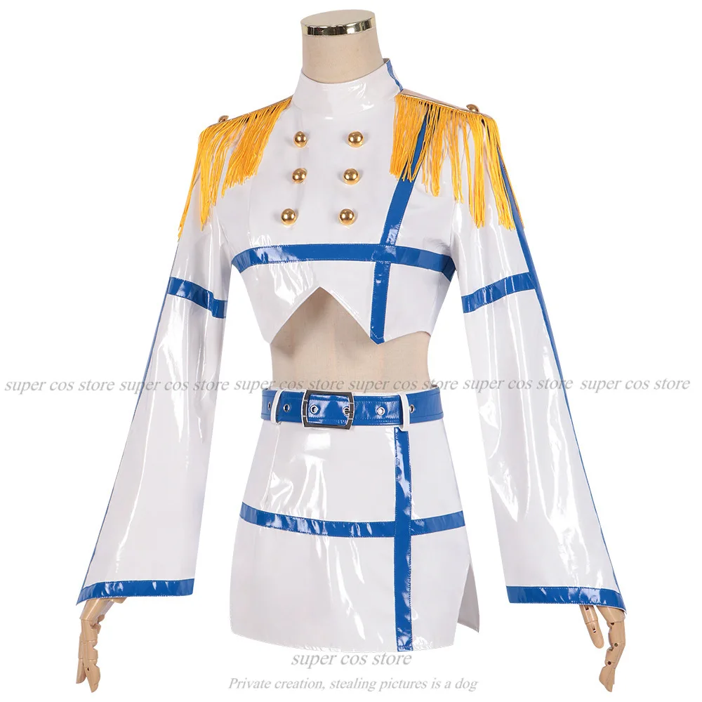 Nociel Nonoa Cosplay Anime 2.5 Dimensional Seduction Costume Nokieru Sexy Uniform SKIRTS Wig Wing Prop Party Outfit for Woman