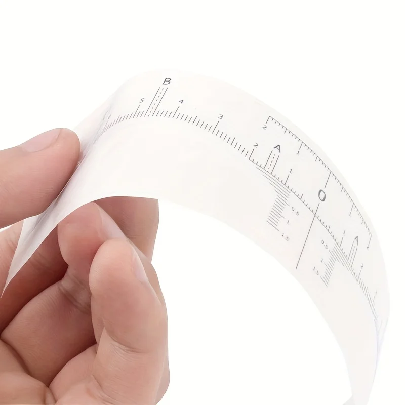 Professional Soft Flexible Eyebrow Ruler and Measuring Tool for Microblading, Embroidery, Shaping, Positioning and Design