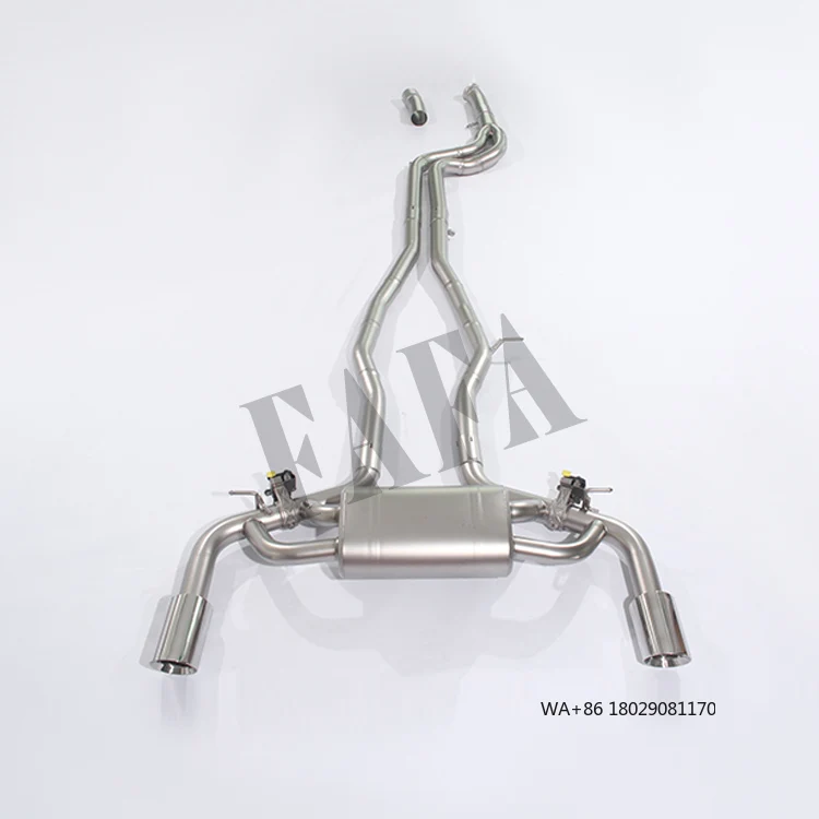 

For Supra 3.0T 2021 Stainless Steel Exhaust System Middle and Tail High Performance Cat Back Exhaust Pipe Valve Muffler