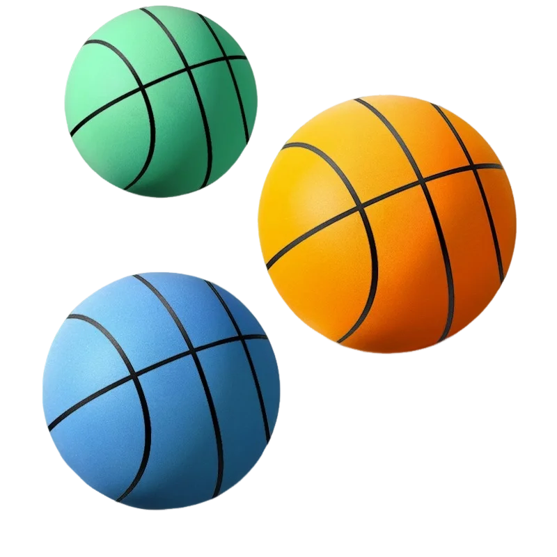 Palla da allenamento in schiuma PU dimensione 7 per giochi al coperto con logo personalizzato, prezzo di fabbrica, senza rumore, basket silenzioso