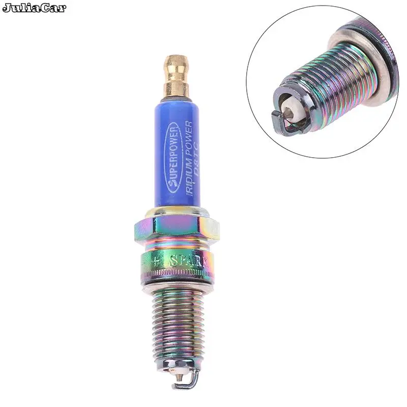 

Blue Iridium Spark Plug D8TC For Vertical Engine CG Series 125cc 150cc 200cc 250cc Off-road Vehicle Motorcycle Electric Scooter