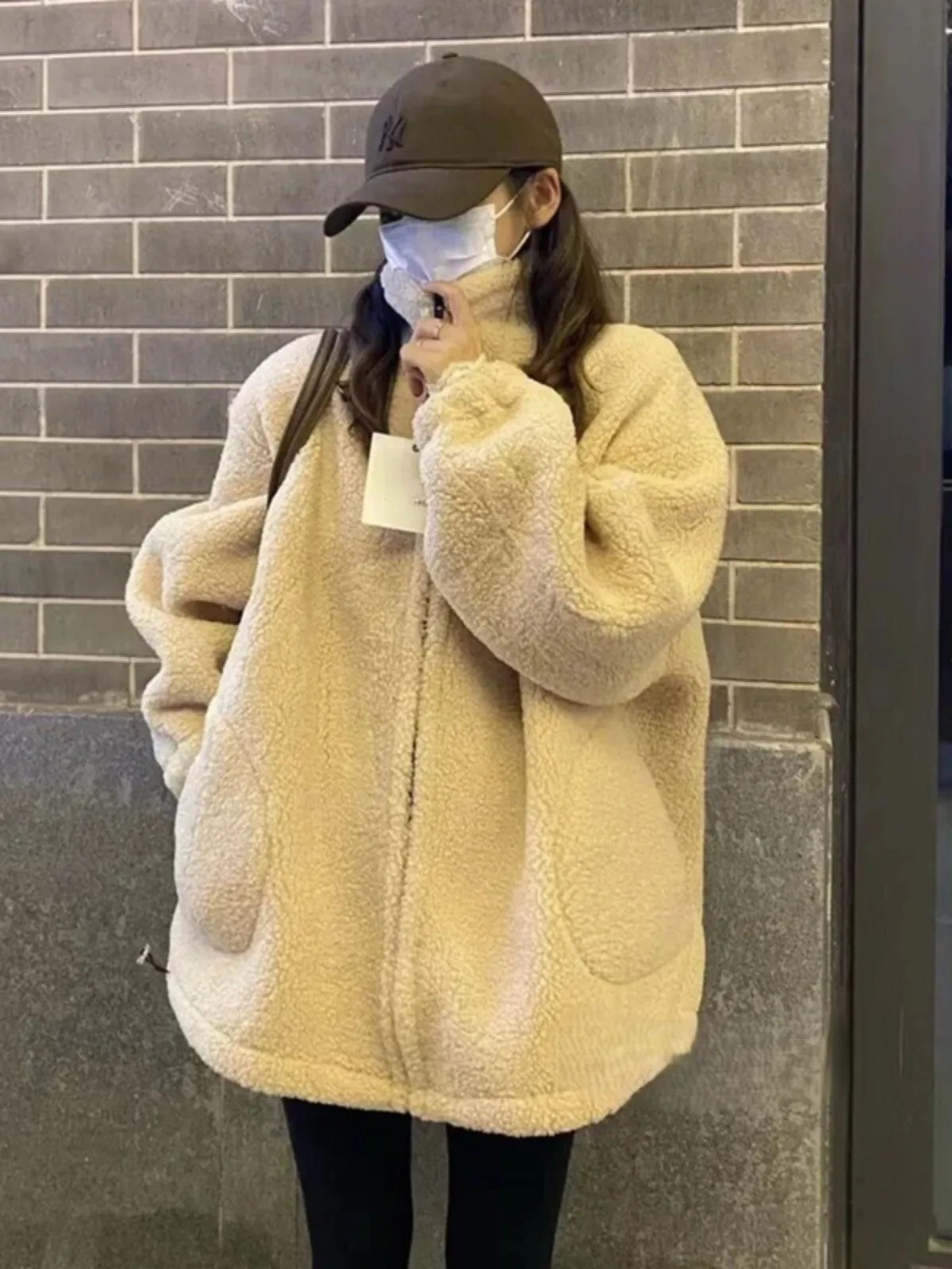 

Lamb Wool Jacket Vintage Clothing Woman Cowhide Material Bovine Fabric Cattle Textile Animal Cloth Natural Stuff Living Neutral