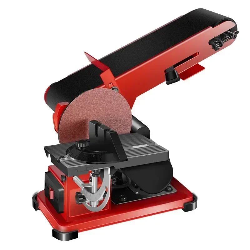 

Upgrade Electric Belt Sander Disk Sander Polishing Wire Drawing Electromechanical Dynamic Polishing Machine Vertical Grinding Ma