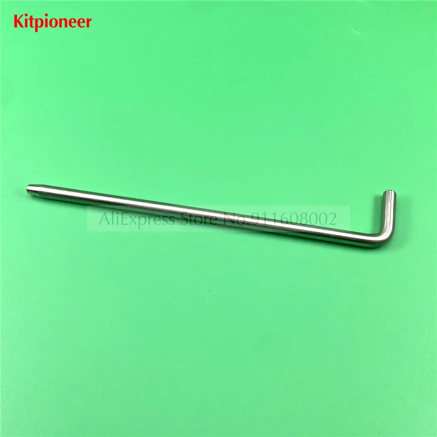 1 الترباس دبوس قطع الغيار المناسب استبدال 22.2 سنتيمتر L-شكل الفولاذ المقاوم للصدأ الترباس القطب لآلات الآيس كريم الناعمة YKF826