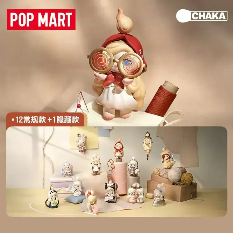 POP MART CHAKA Stitch By Stitch Series Trendy Mystery Box Anime Action Figure Blind Random Box Toys Model Ornament Dolls - view 4