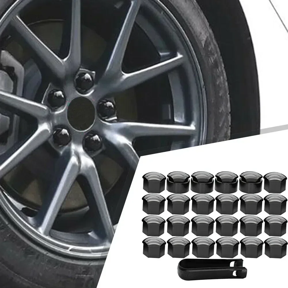 Car Wheel Auto Hub Screw Protection Anti‑theft Cover Cap For Car Wheel 17MM/0.66in Bolts Protect Car Wheel Screws From Dust