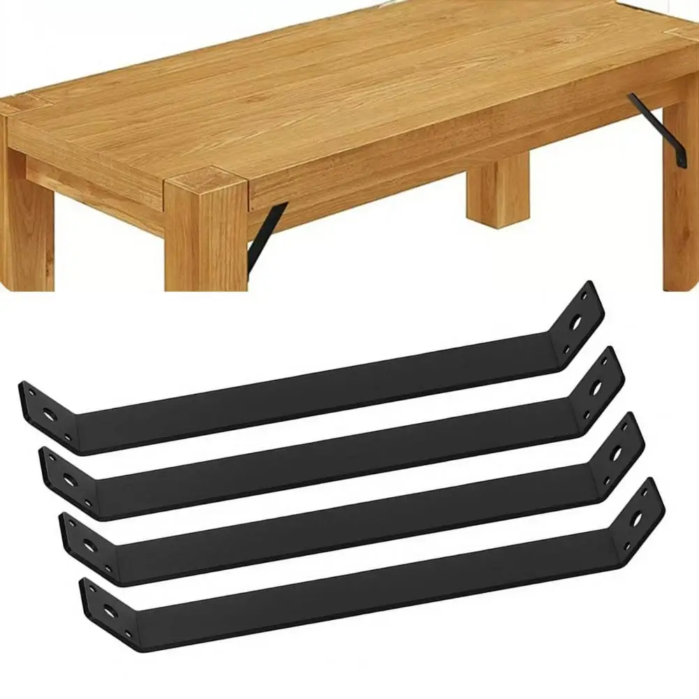 Wooden House Repair Tool 45 Degree Angle Bracket 4pcs Heavy Duty 45-degree Angle Support Brackets Rust Resistant for Pergola