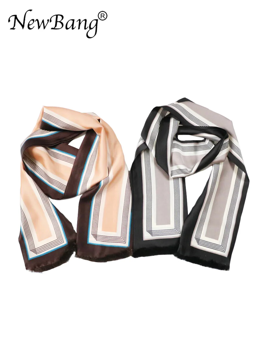 

Fashion Long Scarves with Fur Two Colors Trendy Accessory for Women