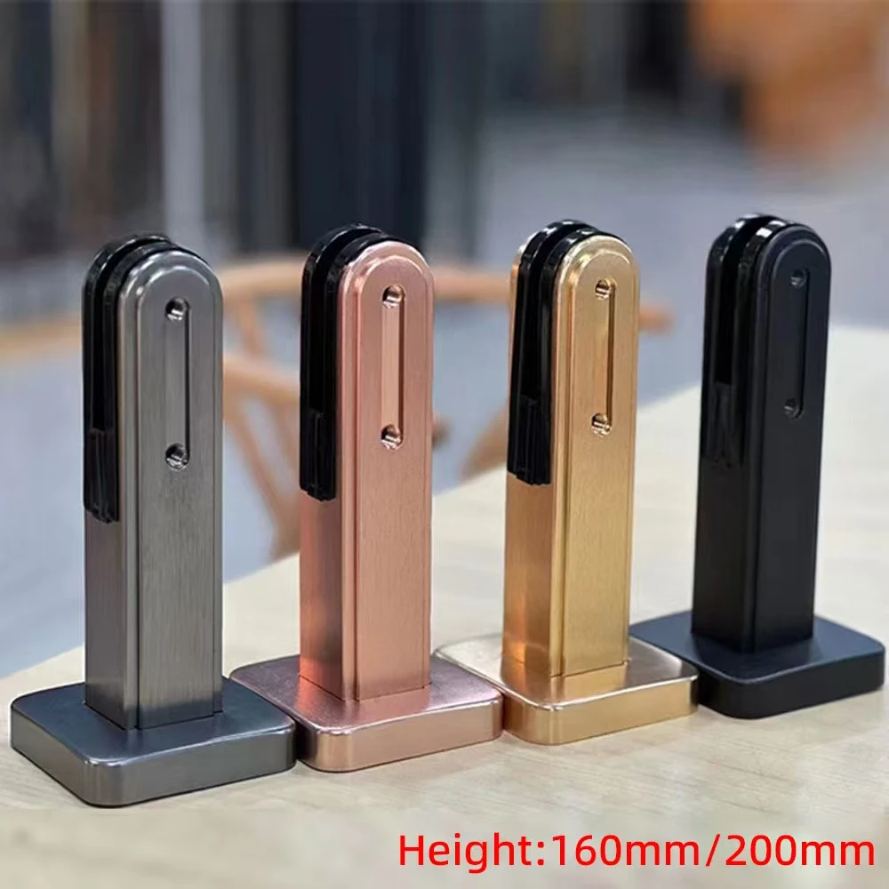 

Роскошный алюминиевый стеклянный зажим для большого дома для внутренней лестницы, перила, балкона, бассейна, основание для забора, домашний стиль