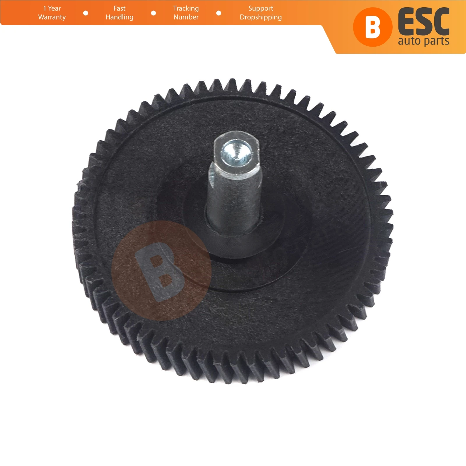 

ESC Auto Parts ESR519 Sunroof Motor Repair Gear with Shaft for Mini Cooper 62 Teeth, Diameter: 49 mm Fast Shipment Free Shipment