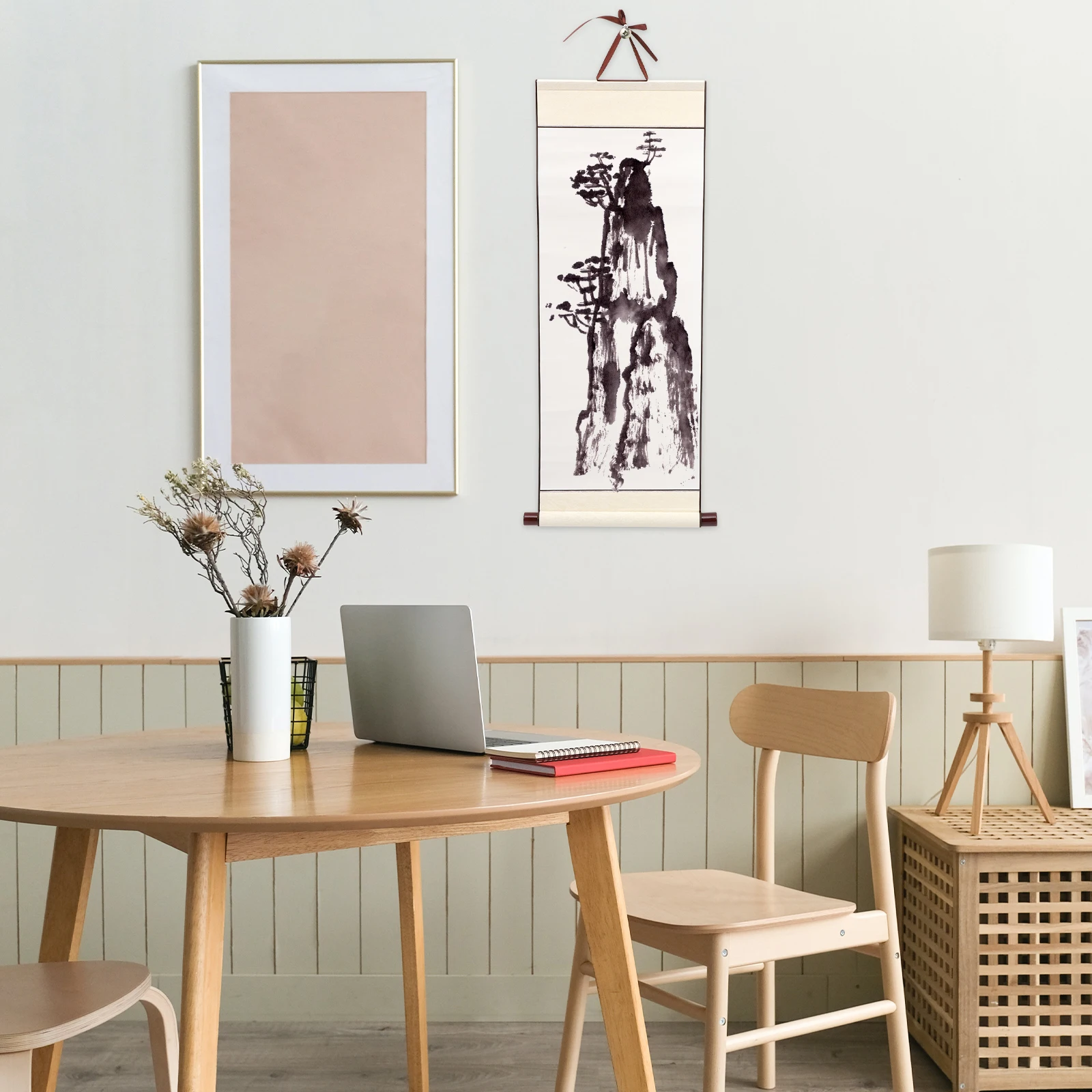 

1pc Blank Calligraphy Hanging Scroll Canvas Chinese Art Wall Scroll Painting Supplies Xuan Paper for Sketching Drawing