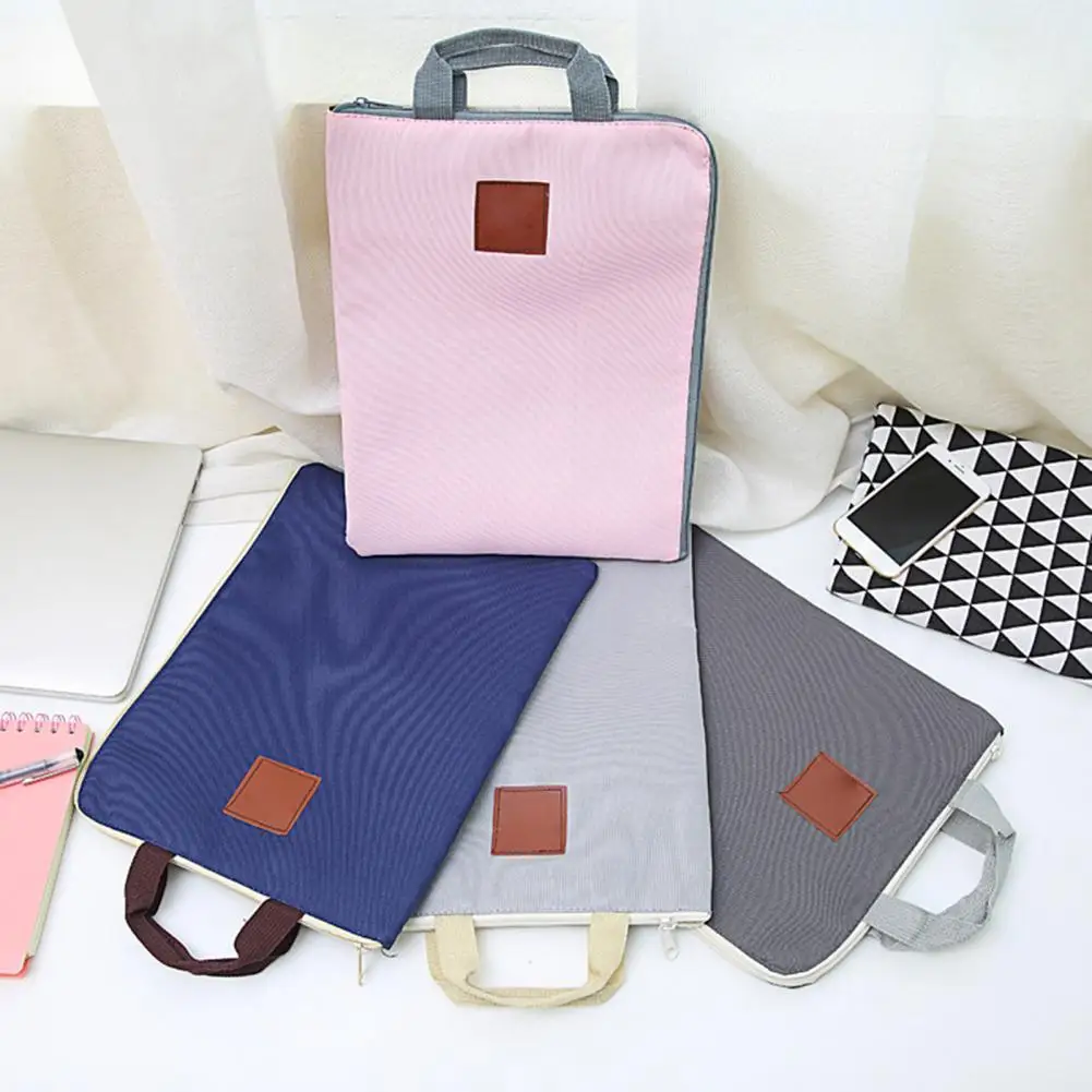 

High-quality File Bag Lightweight Multi-layer Stationery Document Pouch Storage Holder File Case Wear-resistant