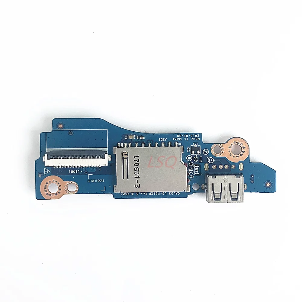 

LS-F612P For Dell G3 3579 Laptop USB Board Audio Board SD Card Slot CMOS Small Board100% Test OK J5NYF 0J5NYF