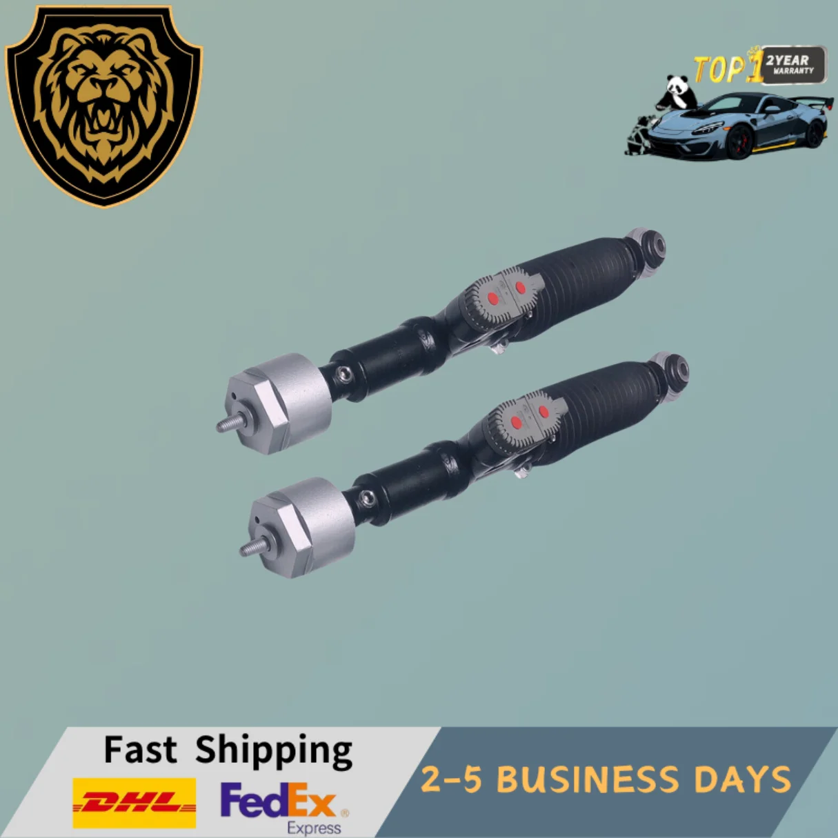 

2X Rear Shock Absorber Struts For Bentley Arnage V8 R RL T 2005-2009 3Z0698183 PD111566PA PD111565PA