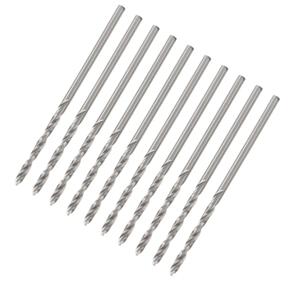 1.75mm Diameter Twist Drill Bit 46mm Length Fully Ground Micro Drill Bits Extra Long High Speed Steel Straight Shank Drill Bit