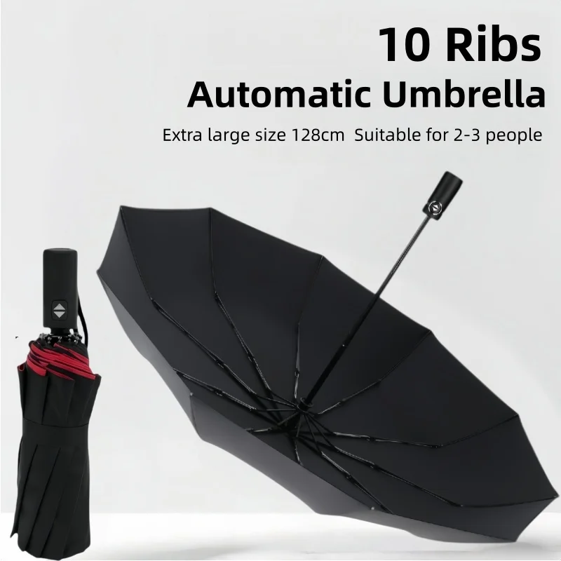 

Automatic Portable Umbrella Oversized Thickened Reinforced Windproof UV Car Commuter Windproof Umbrella Birthday Xmas Gift