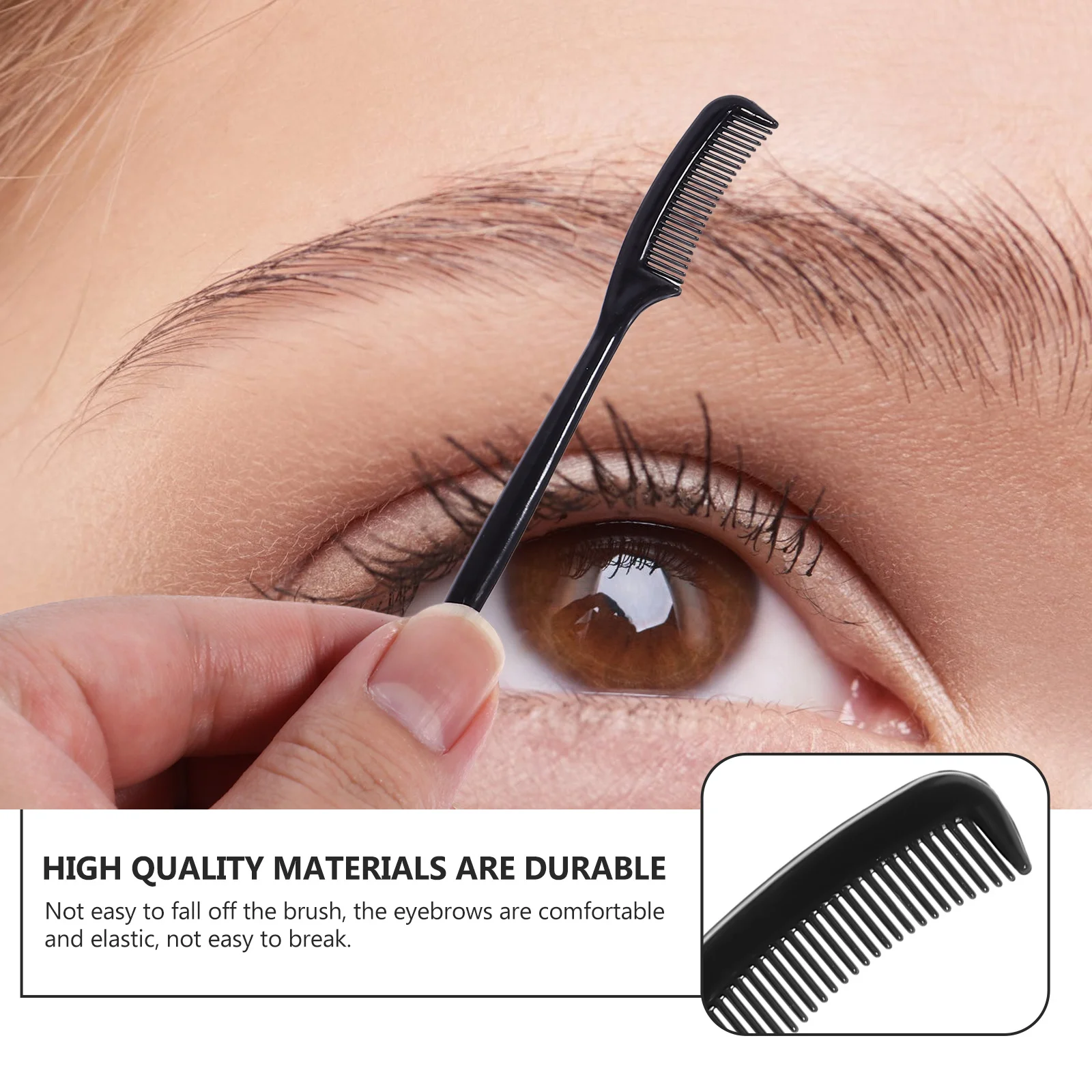 30 個まつげコームマスカラアプリケーター眉毛ディファイナープラスチック素材快適なタッチ個別のまつげ