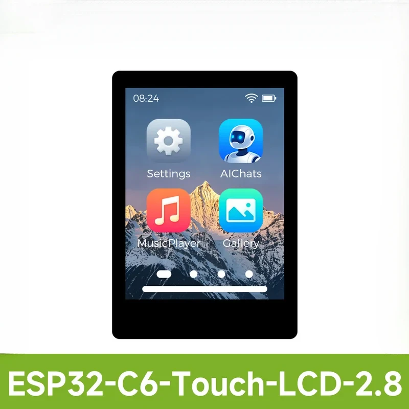 Waveshare ESP32-C6 2.8inch IPS Capacitive Display Development Board, 240 × 320 Resolution, 262K Color, Integrated Wi-Fi 6