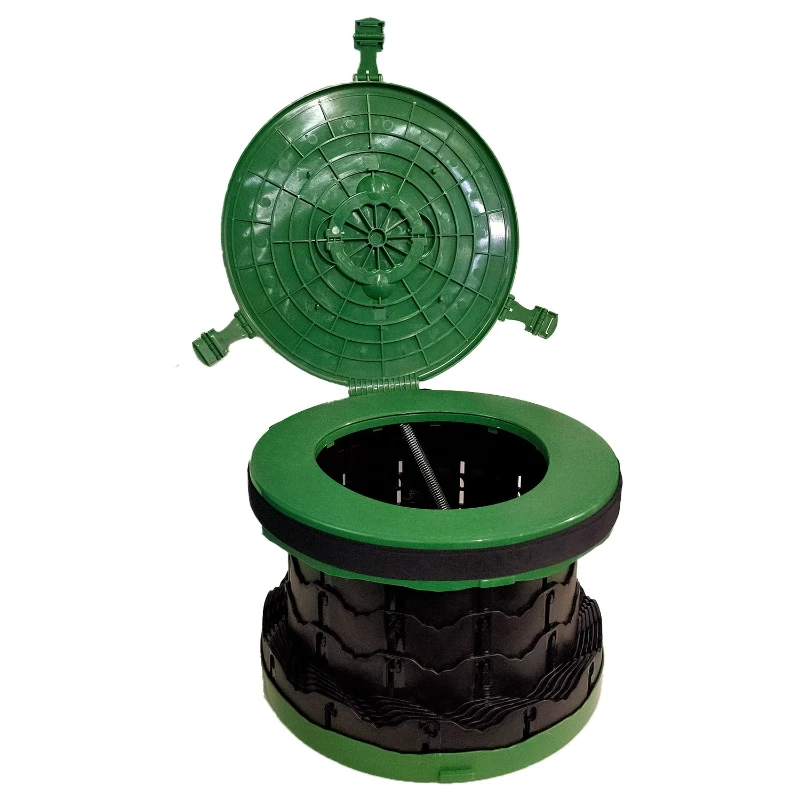 Outdoor Portable Mobile Emergency Toilet Adjustable Chair Folding