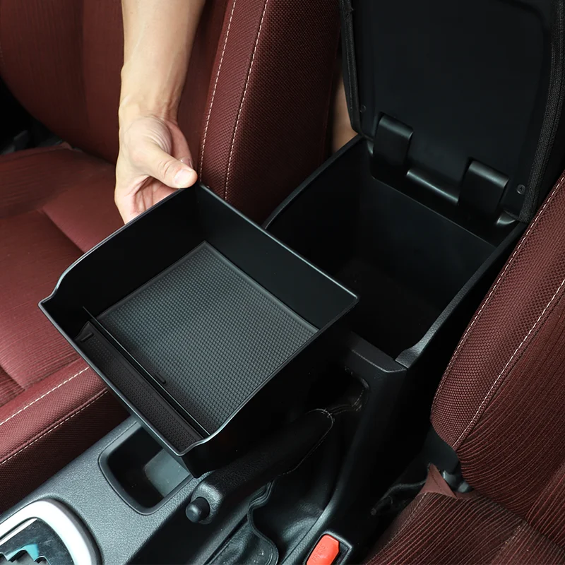 

Central Armrest Storage Box Center Console Organizer Tray Pallet Holder For Toyota Hilux 2004-2024 Cup Holder Mount Accessories