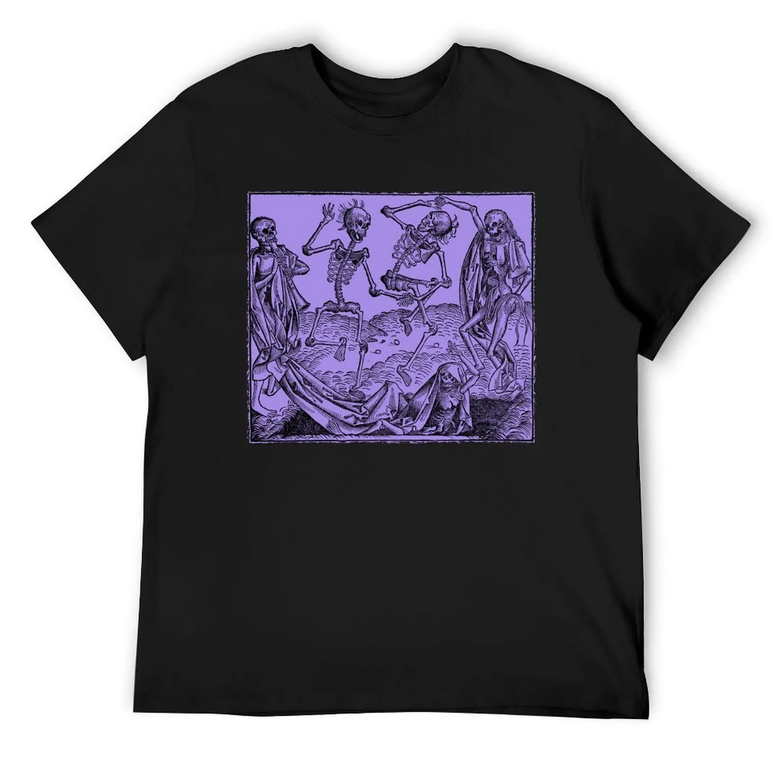 

Dance of Death / Dance of macabre - violet T-Shirt heavyweights hippie clothes essential t shirt anime shirts men