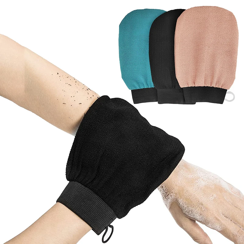 1Pcs Exfoliator Mitt Bath Shower Dead Skin Removal Gloves Exfoliating Gloves Bath Gloves Scrubbing