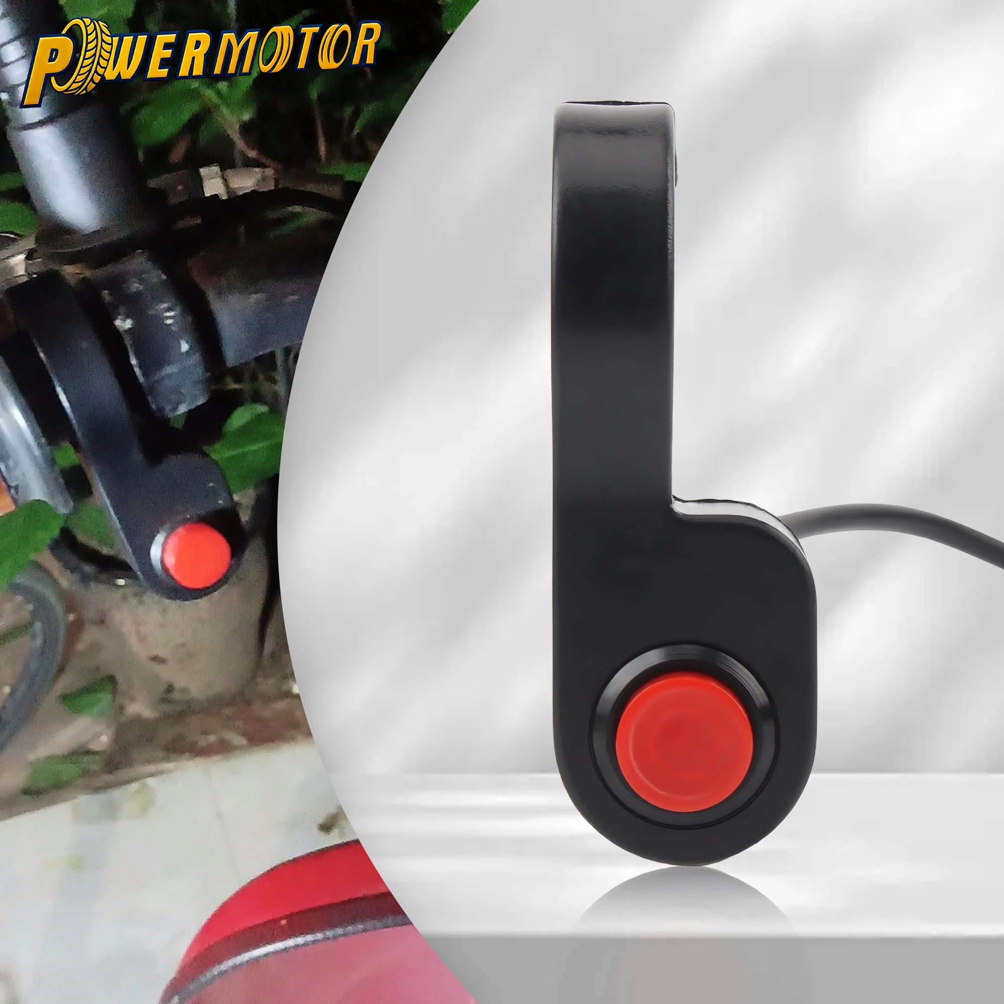 

Motorcycle Horn Switch Control Button Speaker Sound Signal Accessories 7/8 Inch 22mm Handlebar ATV Quad Motocross Scooter Moped