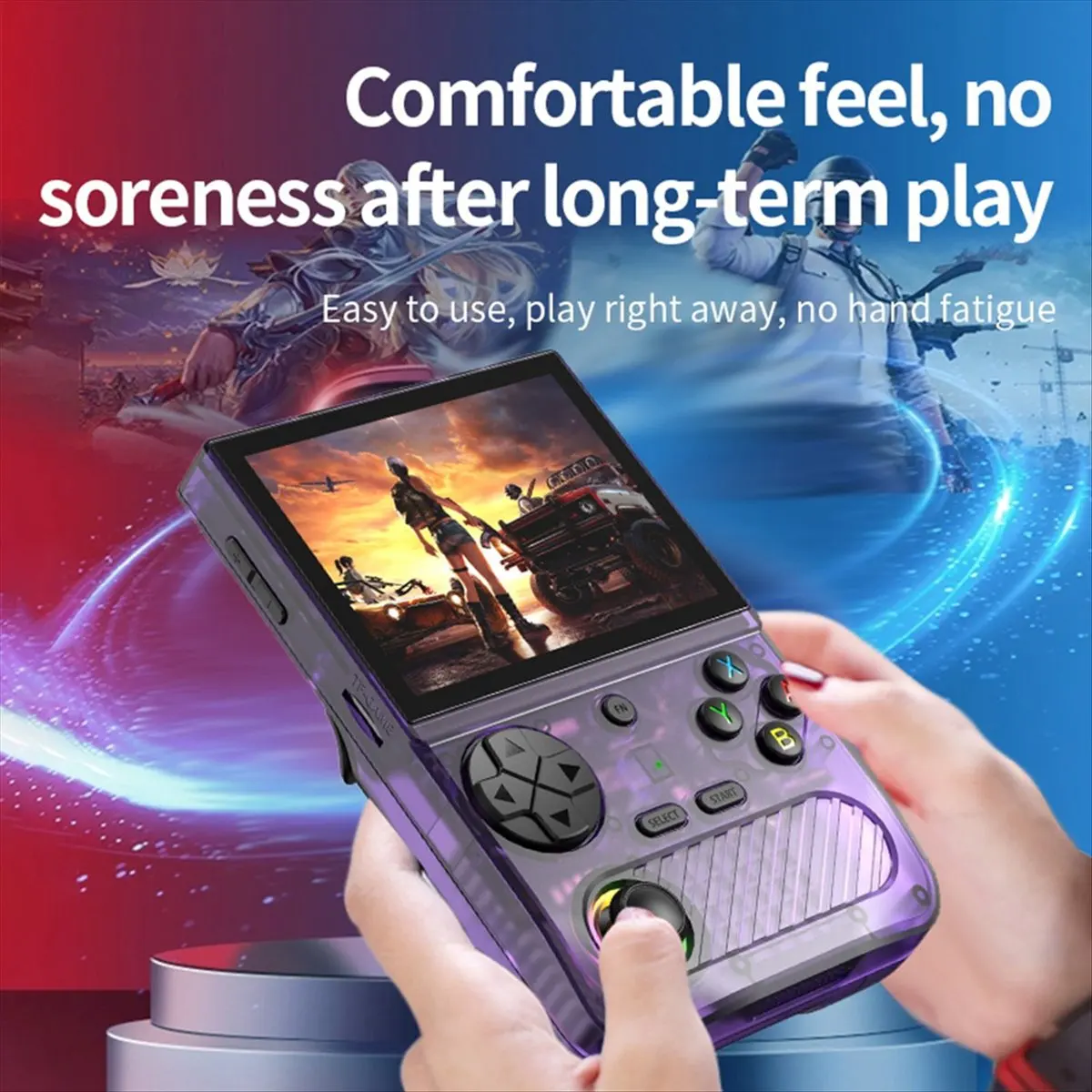 Rtyuyu K36S Retro Handheld Video Game Console 64GB 15000+ Games 3D Joystick Linux WiFi Game Player Up to 20+Emulator B