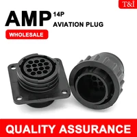 1 juego de 14 pines tipo AMP/TE 182649 -1 206043 -1 conector de clavija de sensor automático para automóvil SMEMA, enchufe 14P con pin