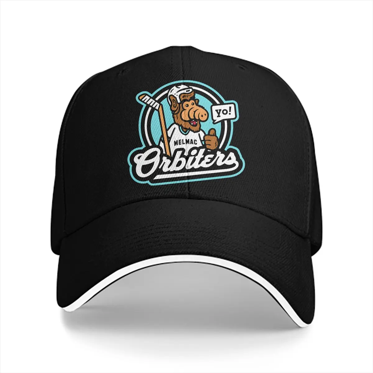 Melmac Orbiters Hockey Baseball Cap Men Hats Women Visor Protection Snapback ALF The Animated Series Caps