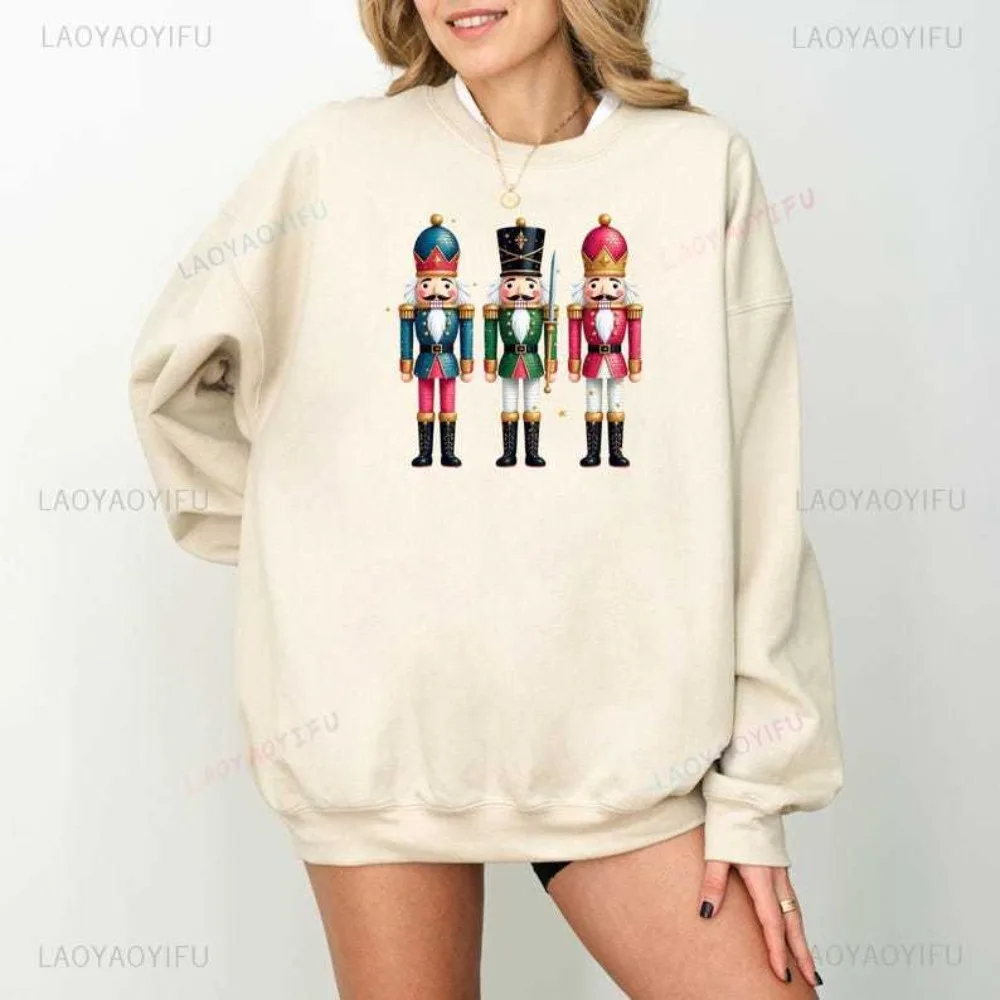 Christmas Nutcracker Sweatshirt Hoodie Xmas Holiday Winter Christmas Season Nutcracker Christmas Gift for Women Men Boys Girls