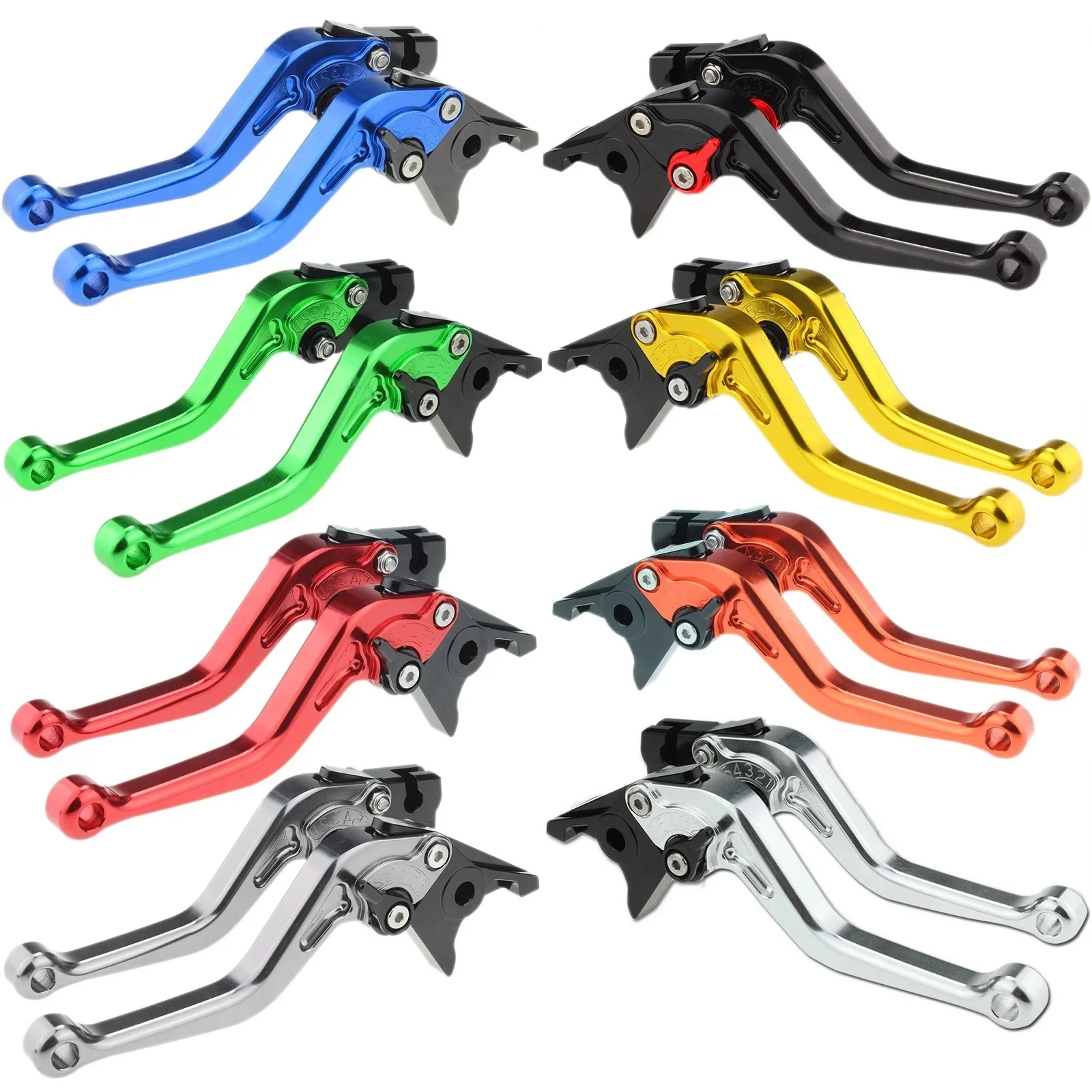 Ellipse Short Motorcycle Brake Clutch Levers For Ducati HYPERMOTARD 1100/S/EVO SP Shortys only w/handguards Scrambler Cafe Racer view 6