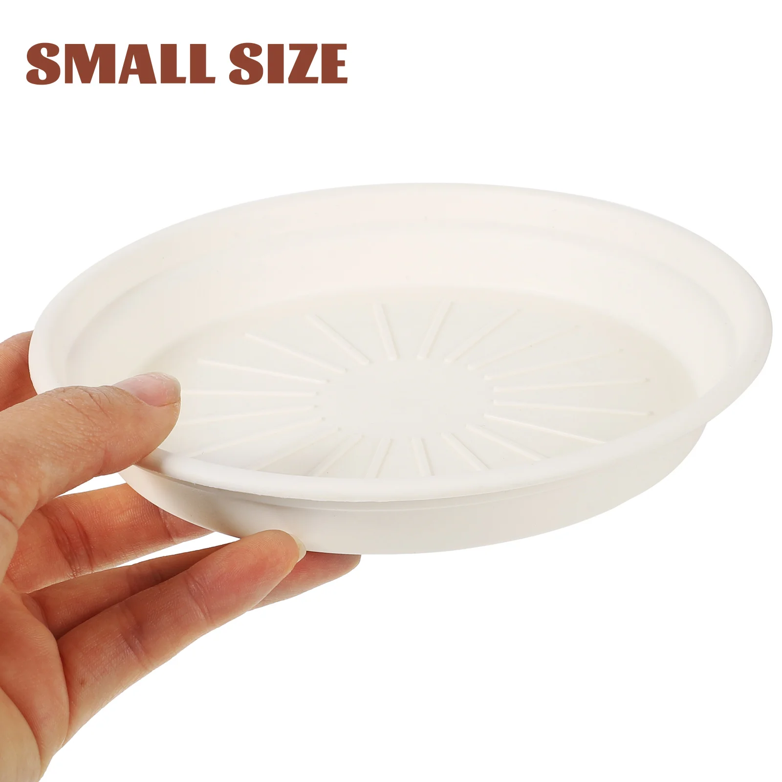 

10pcs Extra Large Flower Pot Trays Durable Plastic Saucers No Soil Fall Home Decor Gardening Projects Circular Base
