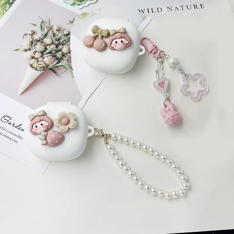 cartoon Cover For EDIFIER Comfo SE / CC Case with keychian Silicone earphones case for EDIFIER NeoBuds Planar case